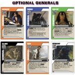 For more experienced players, the use of designated General cards help add a variety of new strategies and deck building possibilities.